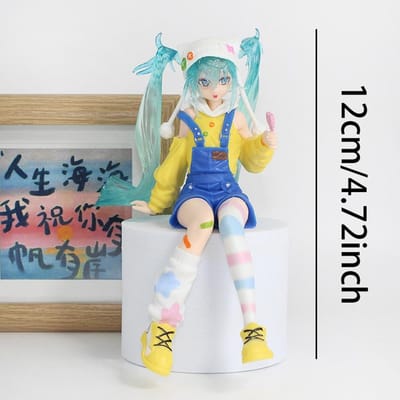 20cm/7.87in Hatsune Miku Anime Model Kawaii Sprookjes Miku Actiefiguur Lolly Meisje Figuur PVC Verzameling Model Pop Speelgoed