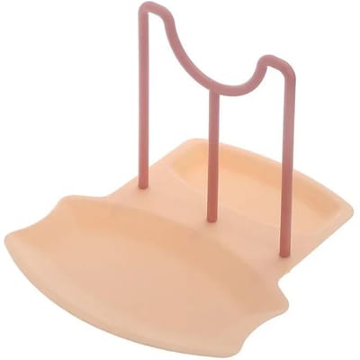 Plastic Dekselhouder Rek Lepelsteun Keukenorganizer Vork Spatel Rek Lepelhouder Multifunctioneel Keukenopbergrek gray