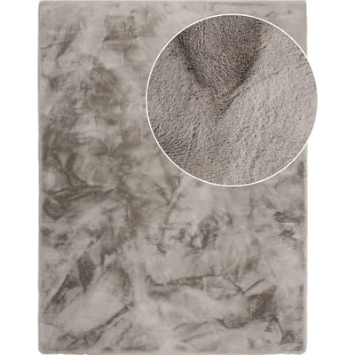 Vachtkleed Fluffy_deluxe grijs  60x100 cm