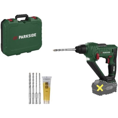 PARKSIDE Accu-boorhamer 20 V, 1 J, met accu 2 Ah en lader 2,4 A