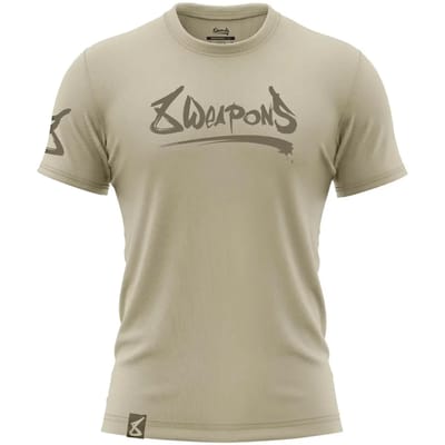 8 WEAPONS Muay Thai T-Shirt Unlimited Sand - XXL