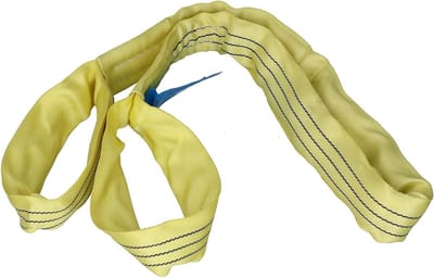 Hijslift Band - Tillen Strap - Zwaar Transport - Hoge Draagkracht - 2 Meter - Geel