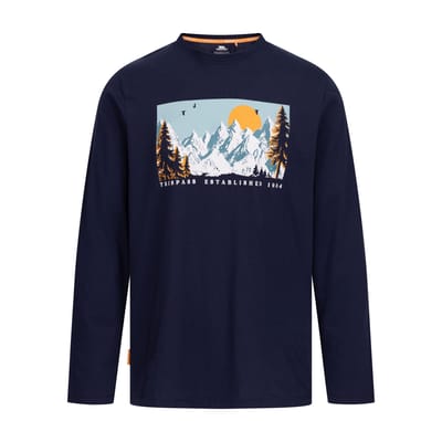 Trespass Heren Edwardo T-shirt met lange mouwen (Marine)