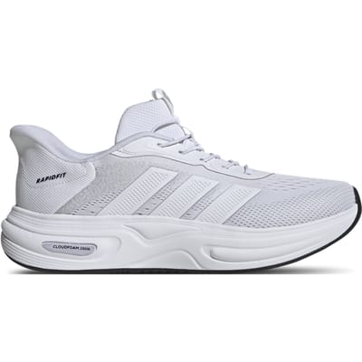 Adidas Cloudfoam Cuxxion Rapidfit Sneakers Heren - Wit - Maat 44 - Mesh/Synthetisch