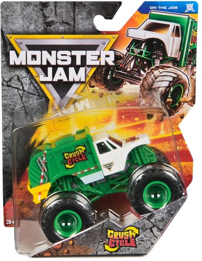 Hot Wheels Monster Jam truck Crush Cycle - monstertruck 9 cm schaal 1:64