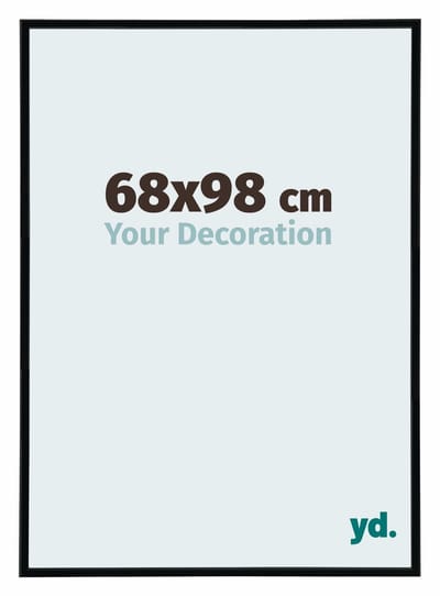 Your Decoration - Puzzellijst 68x98 cm - Zwart Mat - Puzzellijst 1500-2000 stukjes - Kunststof Fotolijst - Annecy