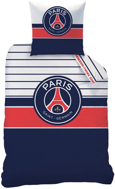 Paris Saint Germain Dekbedovertrek Logo - Eenpersoons - 140 x 200 cm - Katoen