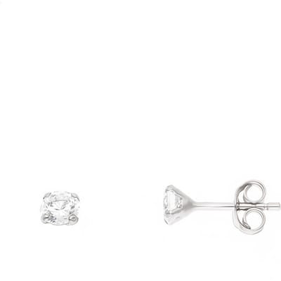 4 mm Zirkoniumoxide Oorchips Set 4 Silver Claws 925 - Eclat 4