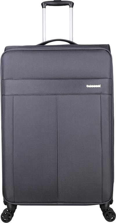 Decent D-UPRIGHT Grote maat koffer 76x46x32 – Reiskoffer met wielen - Lichtgewicht koffer – Reiskoffer groot - Veilig TSA Cijferslot – Spinner uitbreidbaar trolley - Grijs