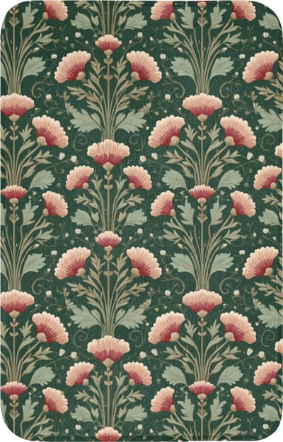 WC mat 50x80 cm - Antislip - Patroon - Botanisch - Kleurrijk - Toiletmat - Vloermat - Douchemat - Toilet tapijt - Toiletmatten