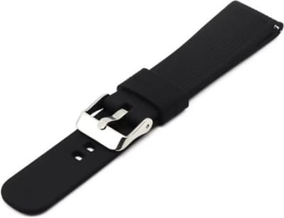 Go Go Gadget - Siliconen bandje - Geschikt voor Galaxy Watch (46 MM), Gear S3 en Watch 3 (45 MM) - Small (22mm) - Zwart