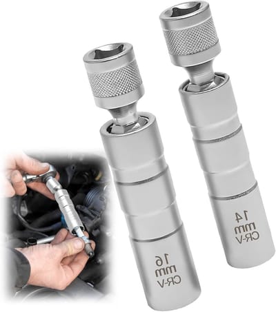 Zündkerzenschlüssel voor Auto Reparatie - Magnetische Stekker Verwijder Tool met 14mm en 16mm Maten voor Eenvoudig Gebruik