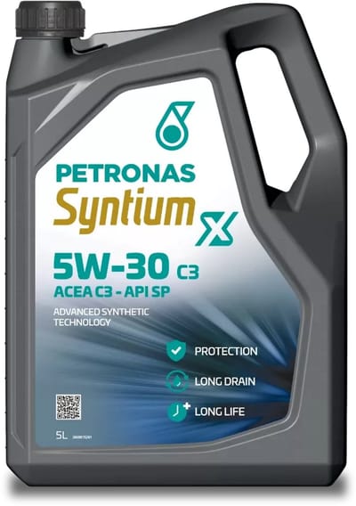 PETRONAS 5L PETRONAS 5W30 SYNTIUM X ACEA C3 71004M12EU API SP (71004M12EU)