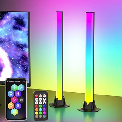 16.5" Slimme RGB LED Light Bar – 16 Miljoen Kleuren, Muziek Sync, Scènemodi – Ambient Verlichting voor TV & Gameroom