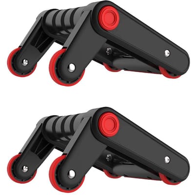 2 stuks Buikspier Gym-Building Machine Mannen Gebruiken Een Afslankende Taille en Buikwandcorrectie Machine Oefening rood