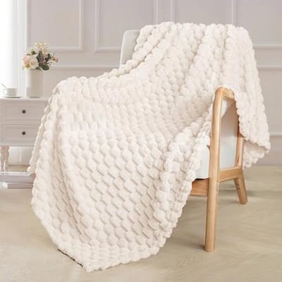 Extra Grote Zachte Fleece Deken - Stijlvolle Jacquard Deken Voor Comfort en Warmte