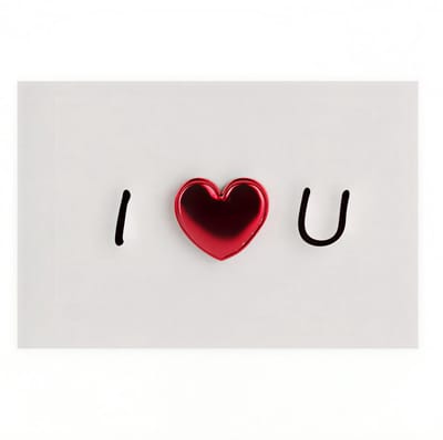Romantische Liefdeskaart voor Valentijn & Jubileum – Liefde Postkaart / Wenskaart voor Haar – Geschikt als Huwelijksuitnodiging & Anniversary Card