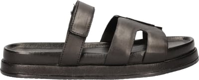 Nelson dames slipper - Zwart - Maat 39