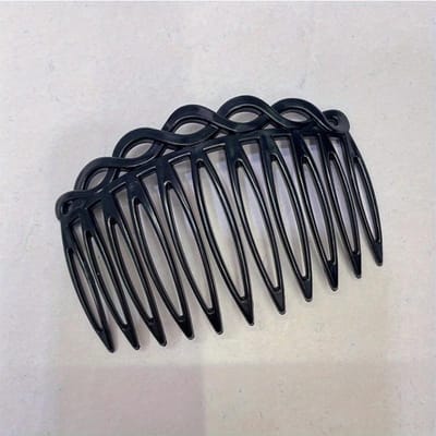 Vintage Haarclips Zijkant Plastic Haarkam Voor Vrouwen Eenvoudige Haarspeld Sterke Houding Haarclips Mode Haaraccessoires zwart