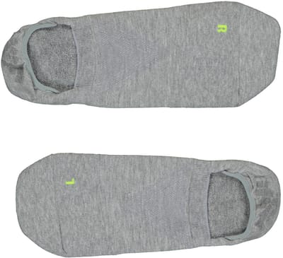 FALKE Cool Kick onzichtbar eenkleurig functioneel materiaal footies unisex grijs - maat 42-43