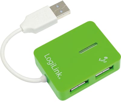 LogiLink UA0138 UA0138 USB-hub 4 poorten USB-A USB 2.0 480 MBit/s Groen