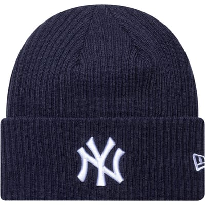 New Era MLB Wide Cuff New York Yankees Beanie Blauw