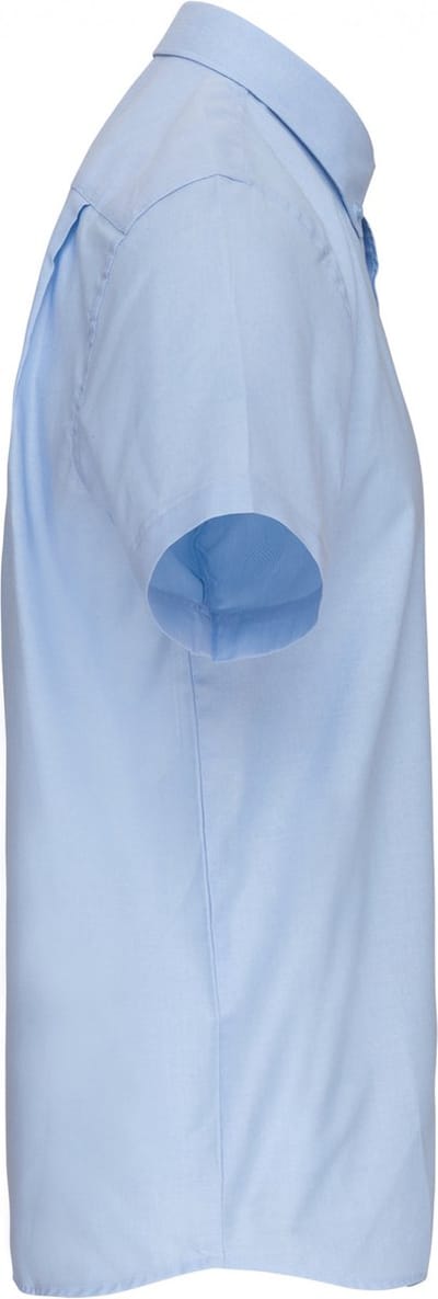 Kariban Heren Oxford overhemd korte mouwen K535 - Oxford Blue - 6XL