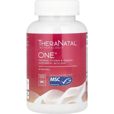 Theralogix, TheraNatal, One, 90 capsules molles