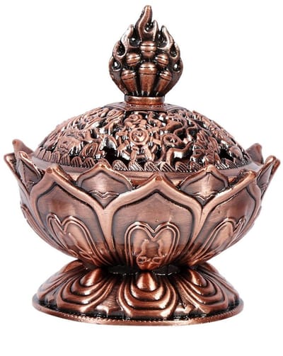 Dailygoods- Wierookbrander Vintage - Wierookhouder - Backflow - Zinklegering - Handgemaakt - Decoratie voor Ontspanning
