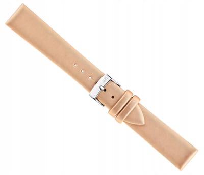 Morellato Satin Soft leren horlogeband 20mm - Zacht roze, satijn