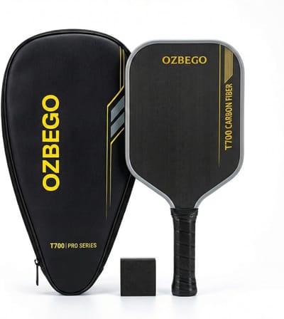 Pickleball Rackets - Carbon Rackets - Sporten - Hot Press Technologie - 700 g - Zwart