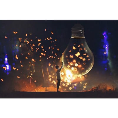5D DIY Diamond schilderij het licht van hoop borduurwerk mozaïek kruissteek strass decor 20X30CM black