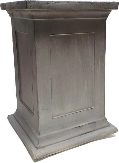Sokkel Zuil - Display Stand - Binnen Buiten - Vorstbestendig Lichtgewicht - 50 Cm Hoog - Grijs