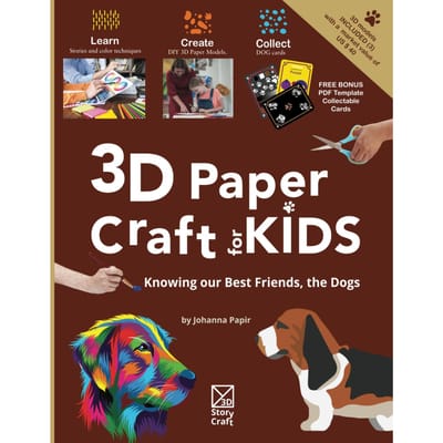 3D Papierknutselen voor Kinderen: Onze Beste Vrienden Kennen, de Honden