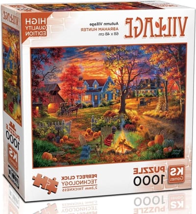 Puzzel 1000 stukjes - Legpuzzel Volwassenen - Ontspannen Tijdverdrijf - Perfect Click Technologie - 48 x 68 cm - Kleurloos