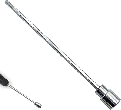 30 cm hexagonale caravan jack booradapter, verlengsocket voor caravansteunen, 19 mm aansluiting, duurzame adapter voor eenvoudige en efficiënte uitlijning en stabilisatie van caravans en campers