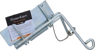 Knock Pest Control mollenklem met ketting 1 stuk - Ongedierteval - Mollenval - Mollenverjager - Herbruikbaar - Mollenbestrijding