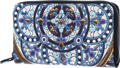 Gabs Leren Portemonnee GMONEY17 Trip Pelle + Bull Wallet Mandala Veelkleurig