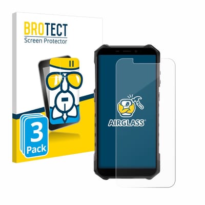 Screenprotector 3 Stuks voor Ulefone Armor X9 Pro Beschermglas transparant