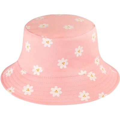 Chapeau seau réversible pour femmes, imprimé Floral, chapeaux de poisson, casquette de plage de voyage de vacances rose