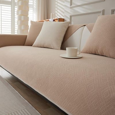 Chenille Bankkussen, Universele Antislip Bankhanddoek voor Alle Seizoenen, Eenvoudige Moderne All-inclusive Allround Lederen Bankhoes Stof 70*70cm