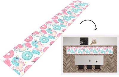 Keukenloper - Loper keuken - Eenhoorn - Donut - Baby - 300x50 cm - Keukenloper vinyl
