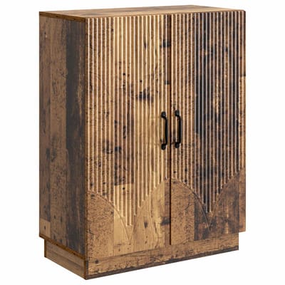 vidaXL - Dressoir - Oud - hout - 66 - x - 34,5 - x - 87 - cm - Bewerkt - hout