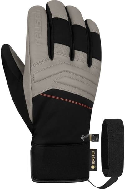 Reusch Jupiter GORE-TEX Skihandschoenen Heren - Primaloft® Gold Isolatie - Geitenleer & Softshell - Waterdicht & Ademend - Zwart