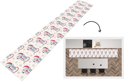Keukenloper - Loper keuken - Rat - Kerstcadeau - Kinderen - Kerst - Patronen - 300x50 cm - Keukenloper vinyl