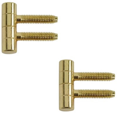Meubelpaumelle 9x30mm vermessingd 2 stuks