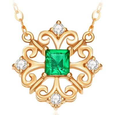 POMOiii Prachtige elegante geometrie hanger ketting voor vrouwen Charm Wedding Engagement Edelstenen Parel Sleutelbeenketting Vrouwelijke geschenken