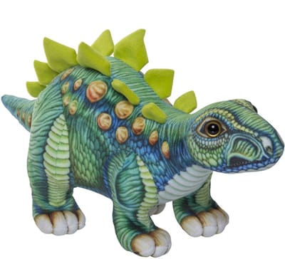 Nature Plantet Dinosaurus knuffel - stegosaurus - 30 cm - pluche dinosariër