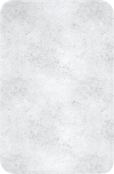 WC mat 40x60 cm - Antislip - Lichtgrijs - Betonstructuur - Subtiel - Toiletmat - Vloermat - Douchemat - Toilet tapijt - Toiletmatten