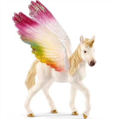 Schleich bayala - Gevleugelde regenboogeenhoorn - Speelfiguur - Kinderspeelgoed voor Jongens en Meisjes - 5 tot 12 jaar - 70576